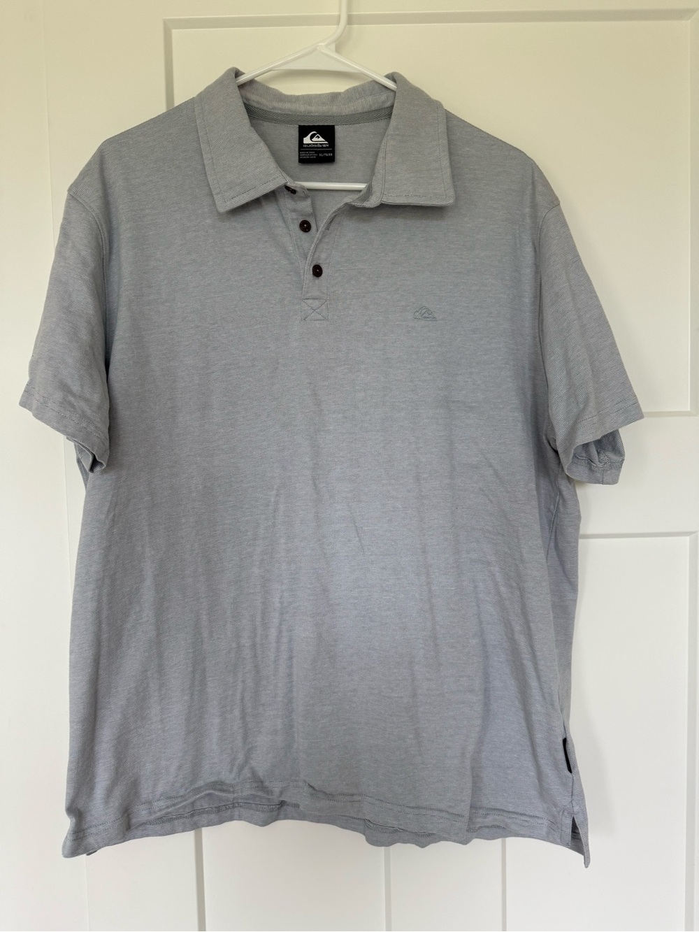 Quiksilver Men’s Gray Short-Sleeve Polo